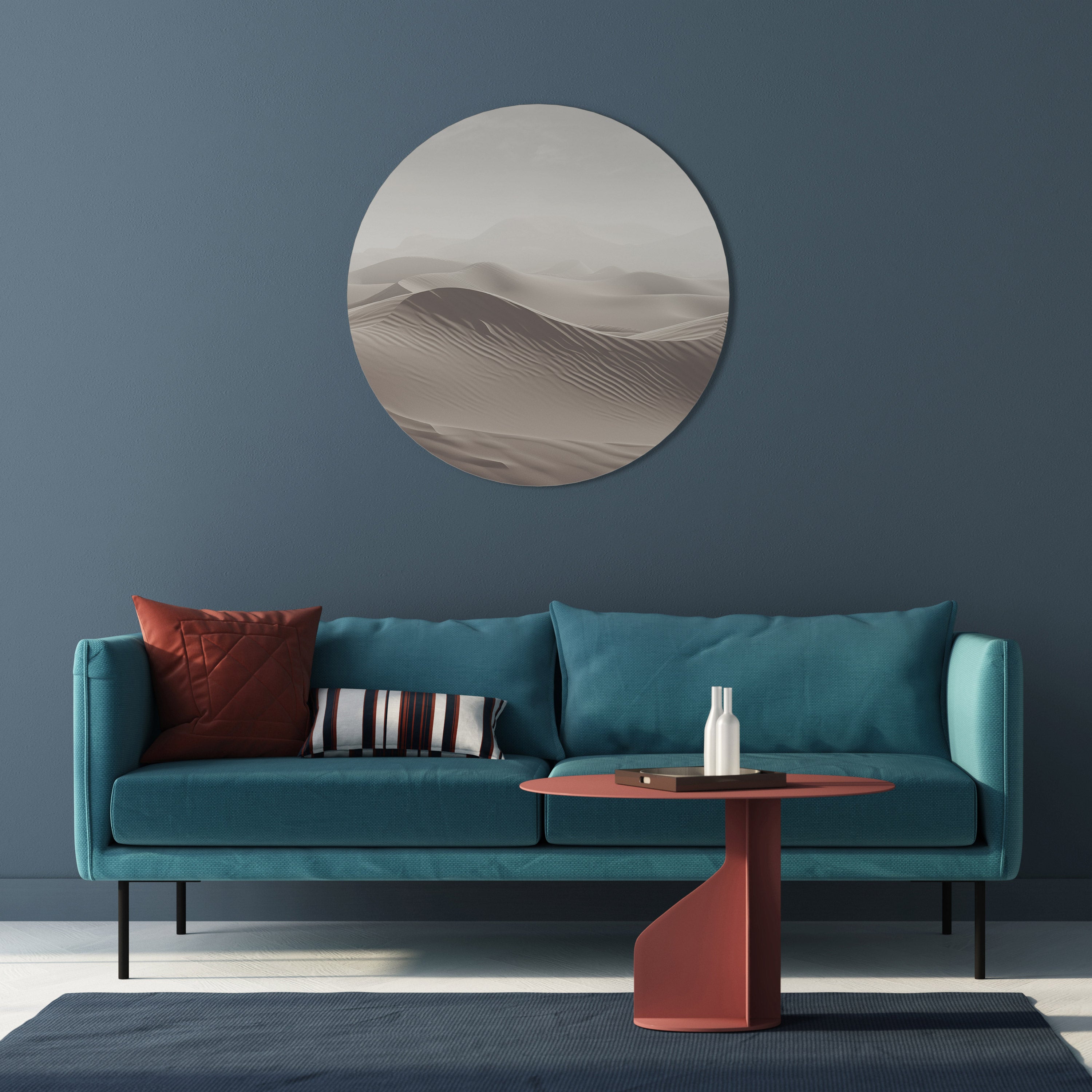 ECHOES OF DUNES Quadro Redondo Decorativo