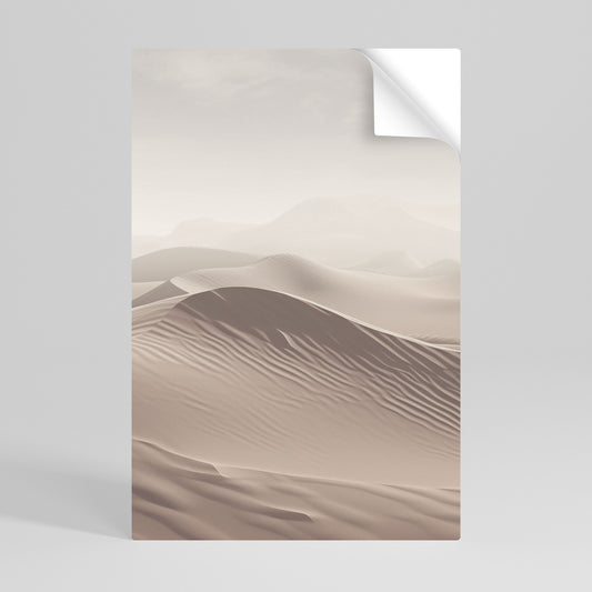 ECHOES OF DUNES Peel and Stick Vertical Poster