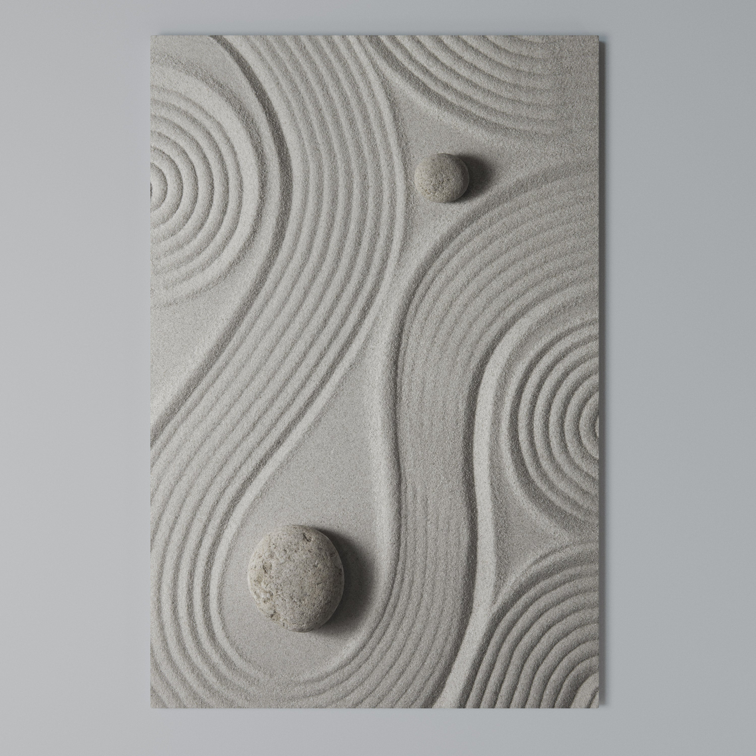 SANDSWIRL SERENITY Quadro em tela vertical
