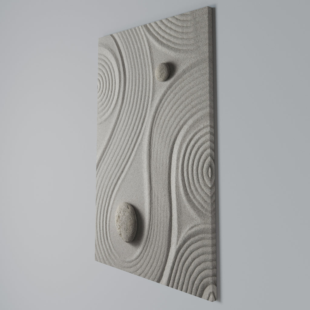 SANDSWIRL SERENITY Quadro em tela vertical