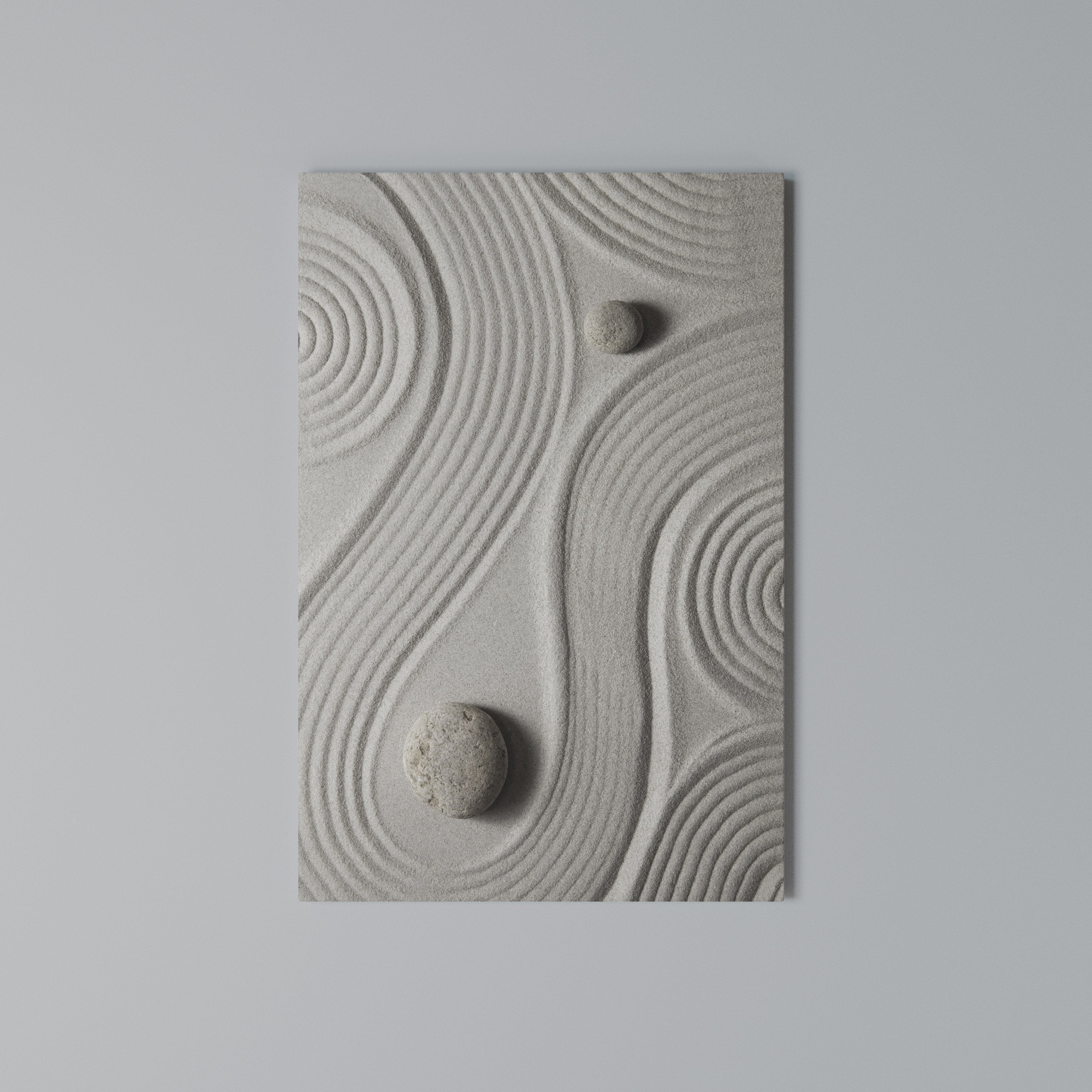 SANDSWIRL SERENITY Quadro em tela vertical