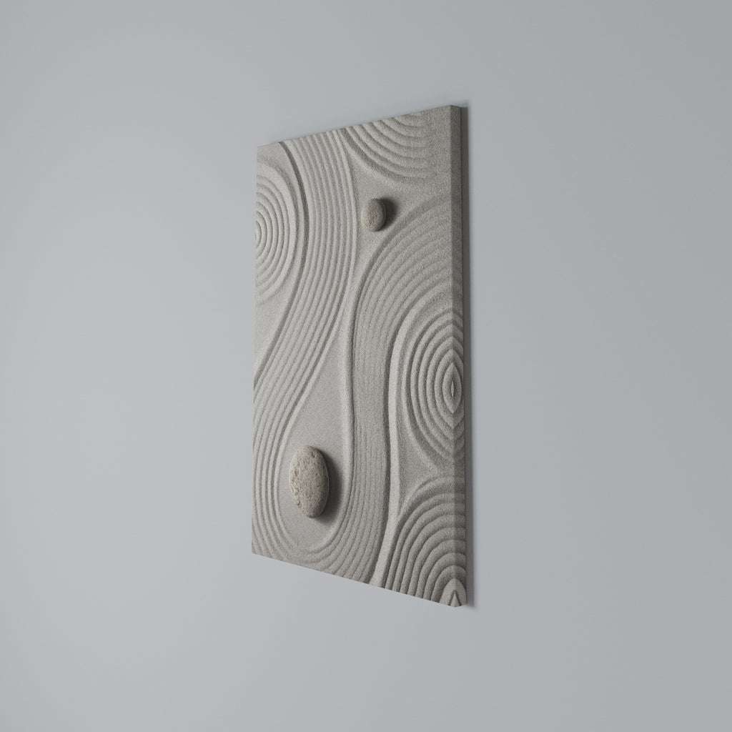 SANDSWIRL SERENITY Quadro em tela vertical