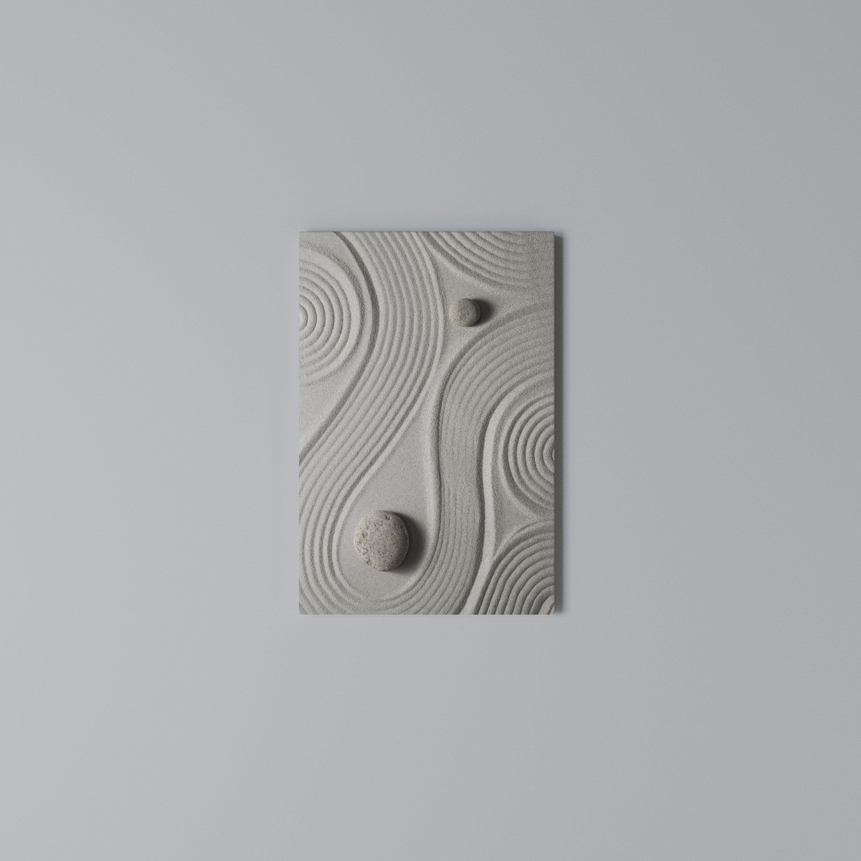 SANDSWIRL SERENITY Quadro em tela vertical