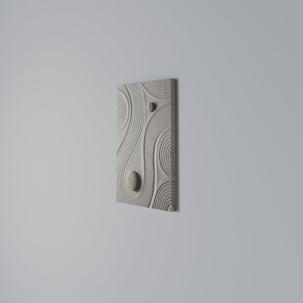 SANDSWIRL SERENITY Quadro em tela vertical