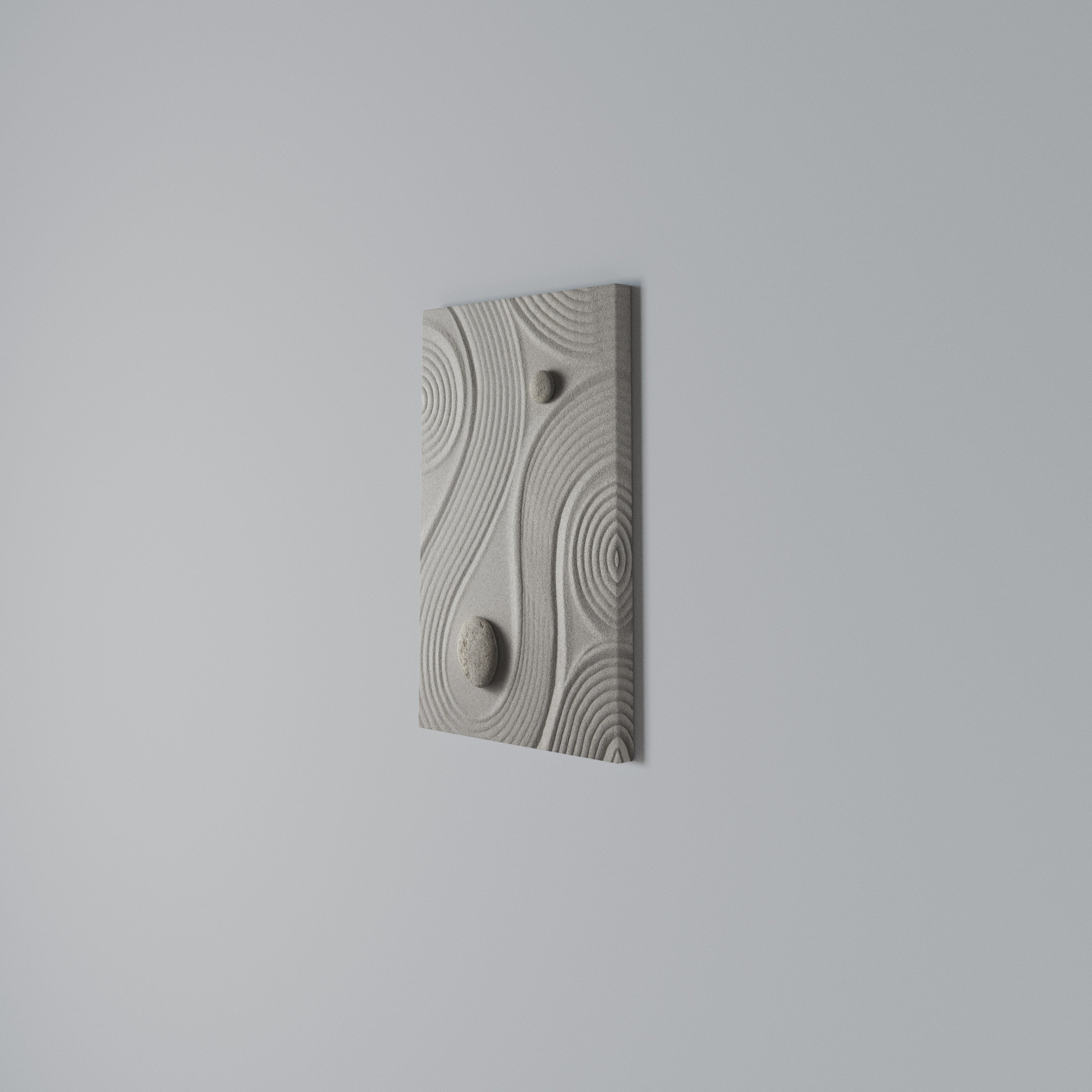 SANDSWIRL SERENITY Quadro em tela vertical