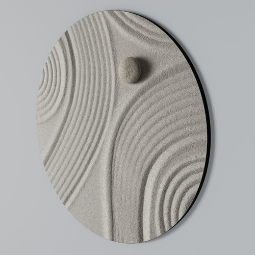 SANDSWIRL SERENITY Arte de Parede Redonda