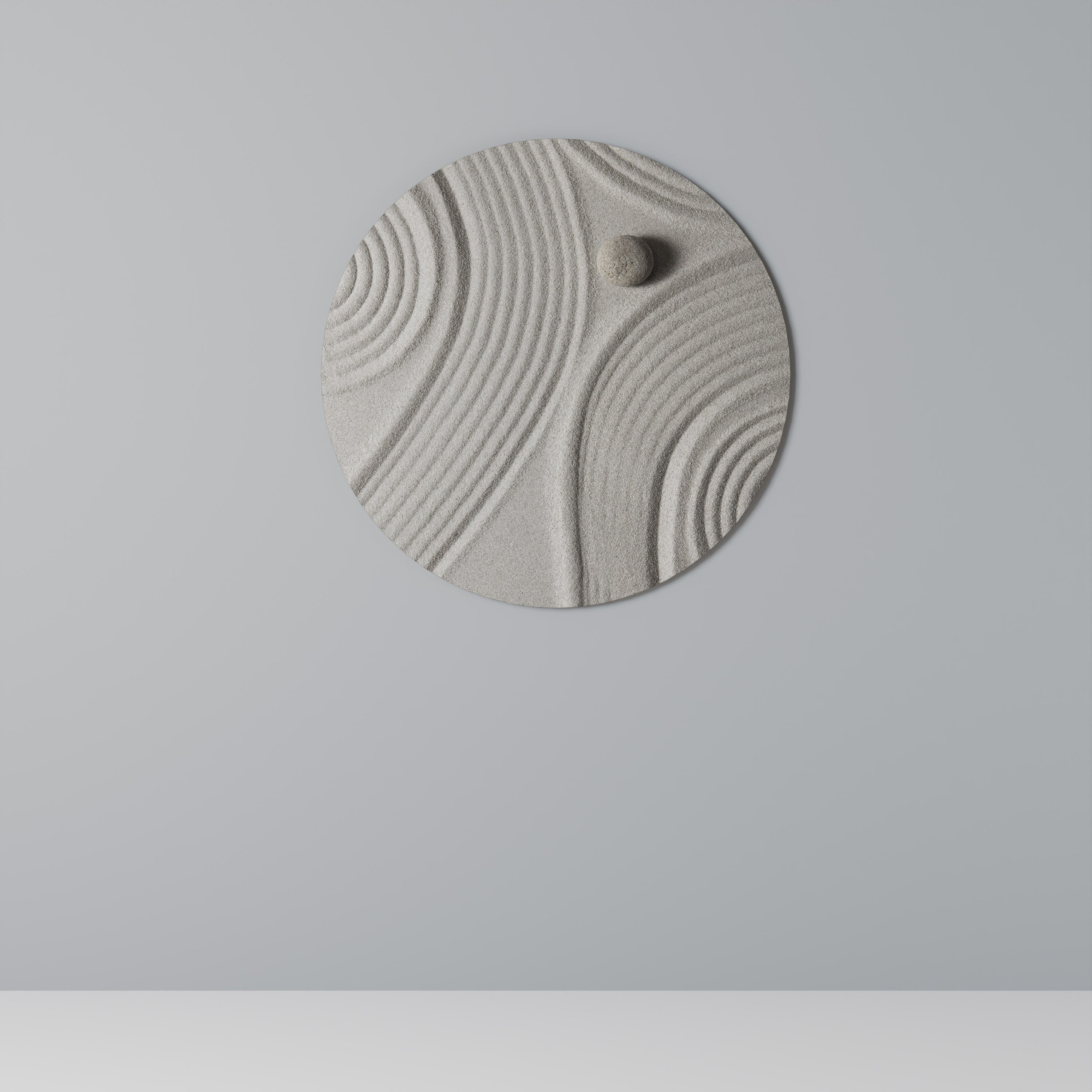 SANDSWIRL SERENITY Quadro Redondo Decorativo