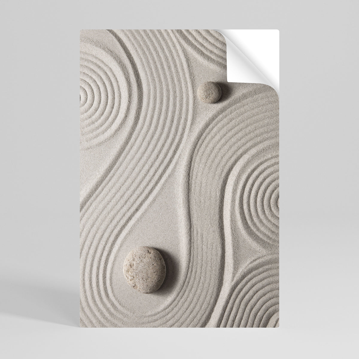 SANDSWIRL SERENITY Póster Autocolante Vertical