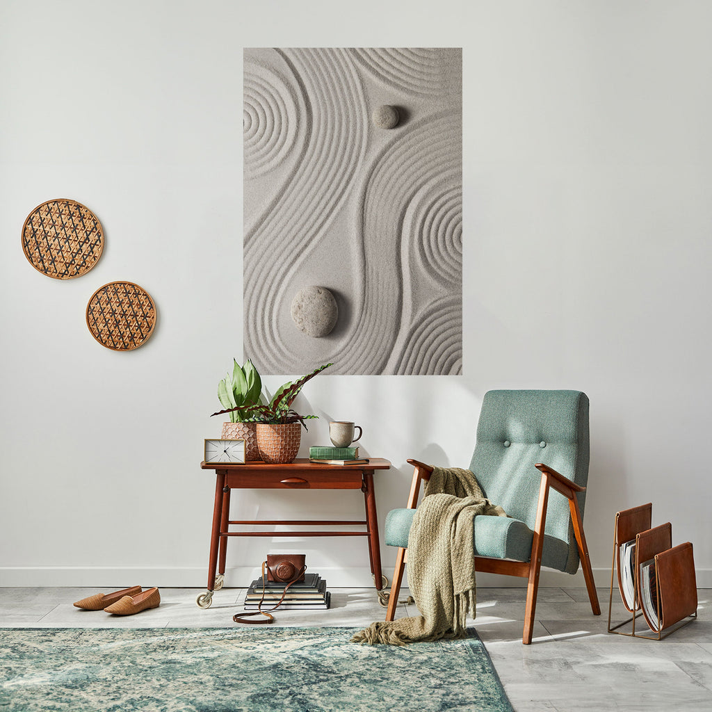 SANDSWIRL SERENITY Poster Vertical Autocolante