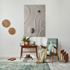 SANDSWIRL SERENITY Poster Vertical Autocolante