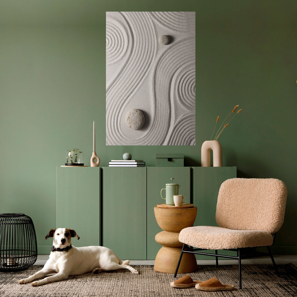 SANDSWIRL SERENITY Poster Vertical Autocolante