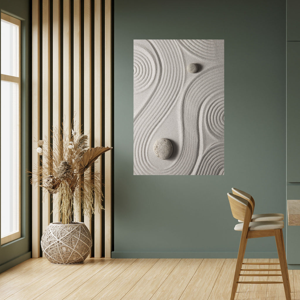 SANDSWIRL SERENITY Poster Vertical Autocolante