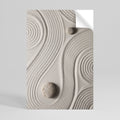 SANDSWIRL SERENITY Poster Vertical Autocolante