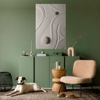 SANDSWIRL SERENITY Poster Vertical Autocolante