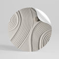 SANDSWIRL SERENITY Autocolante Redondo Removível