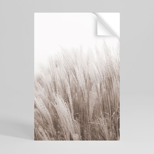 WHISPERS OF GRASS Póster Autocolante Vertical