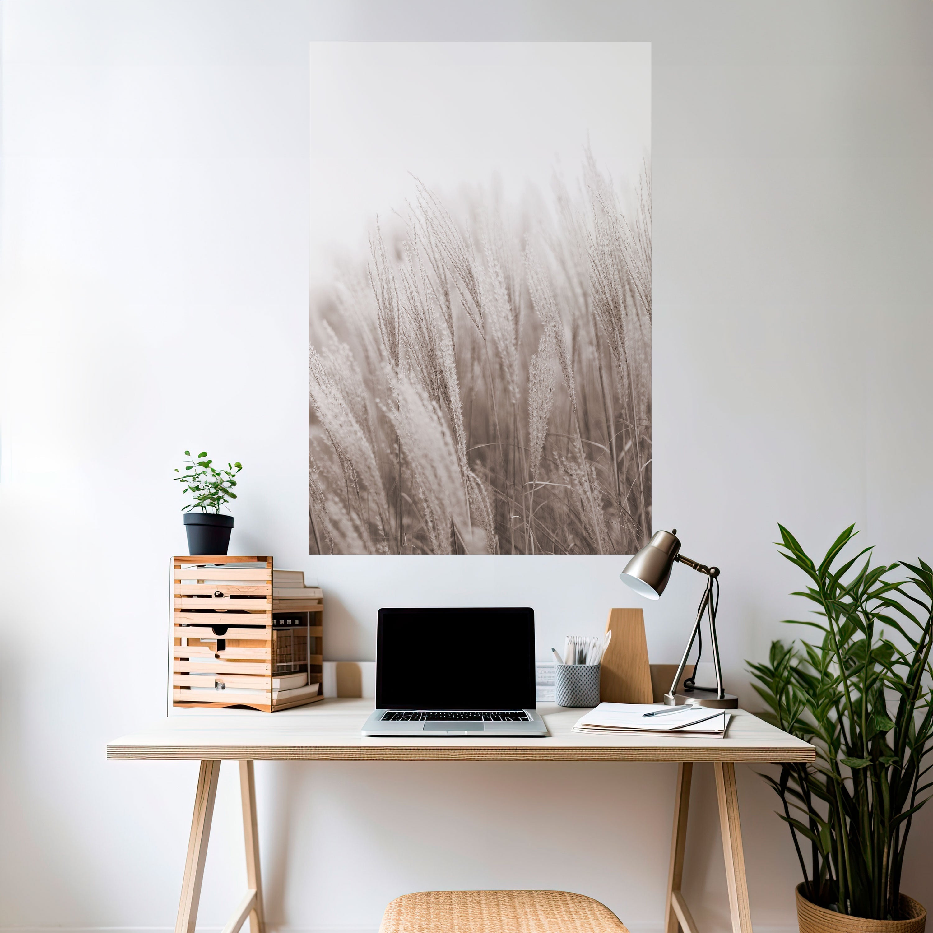 WHISPERS OF GRASS Peel and Stick Vertical Poster