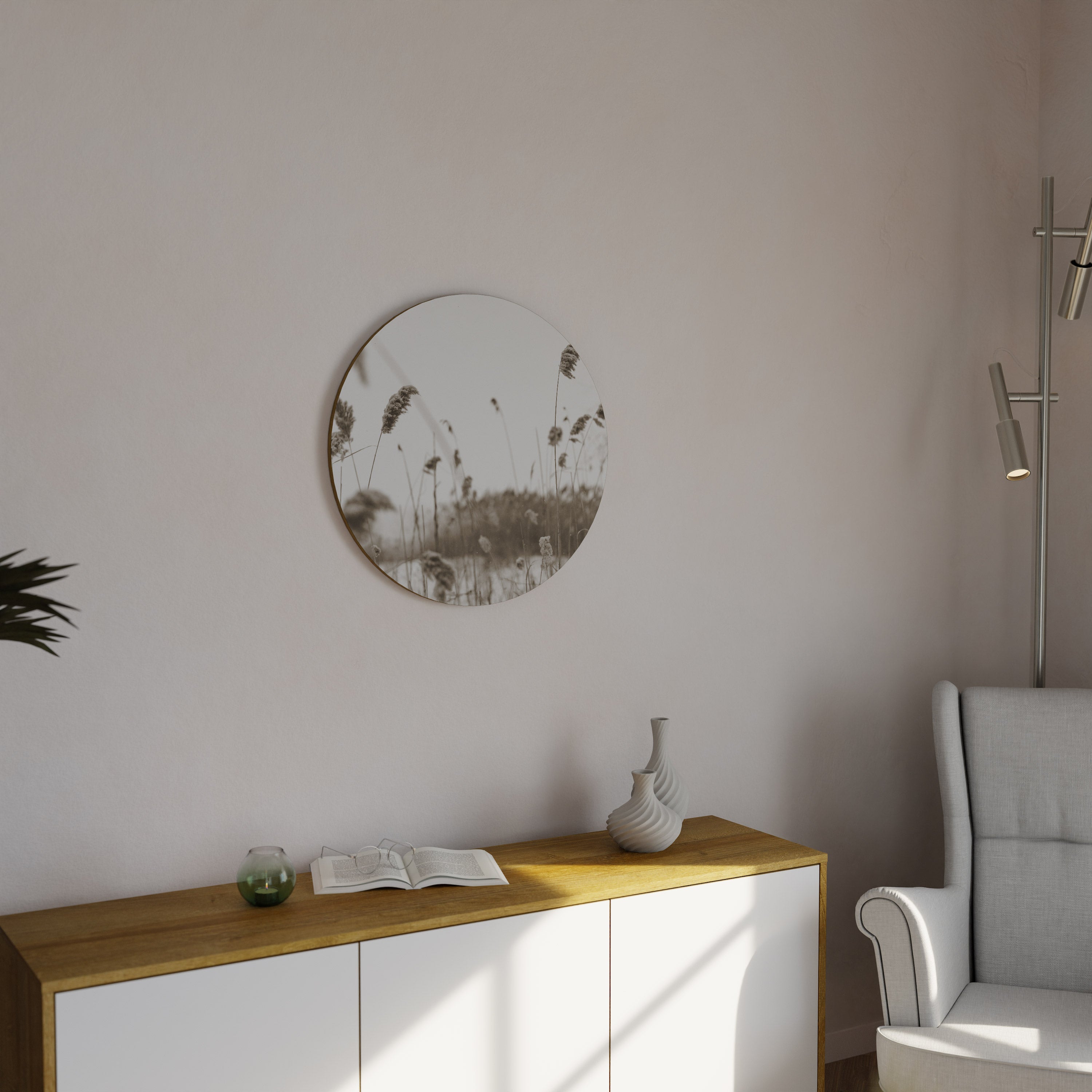 TIMELESS TUSSOCKS Round Wall Art