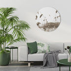 TIMELESS TUSSOCKS Round Wall Art