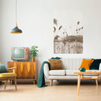 TIMELESS TUSSOCKS Peel and Stick Vertical Poster