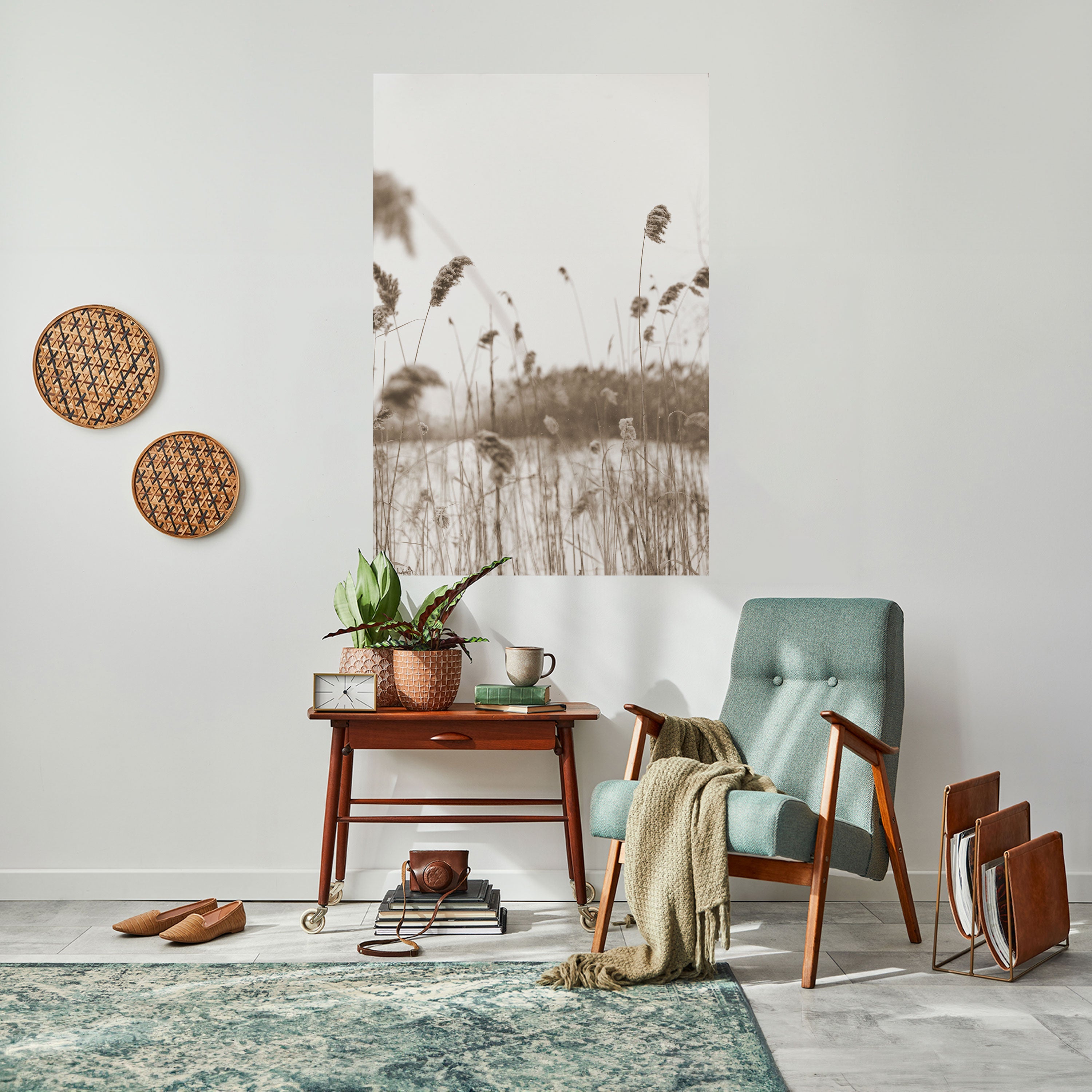 TIMELESS TUSSOCKS Poster Vertical Autocolante