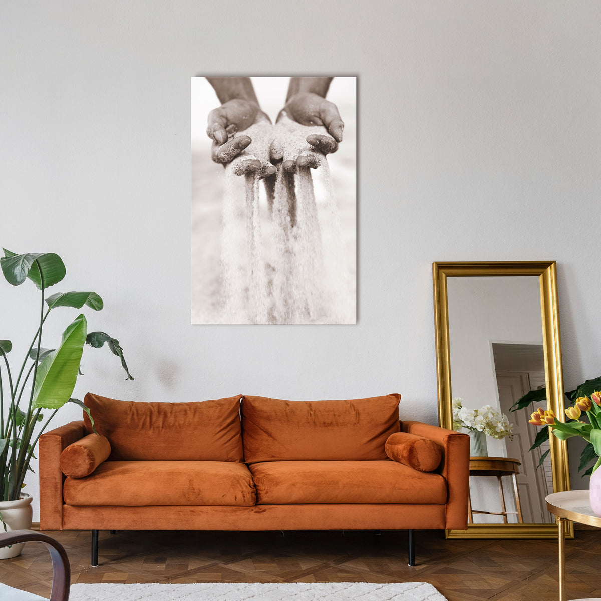 HANDS OF FATE Quadro em tela vertical