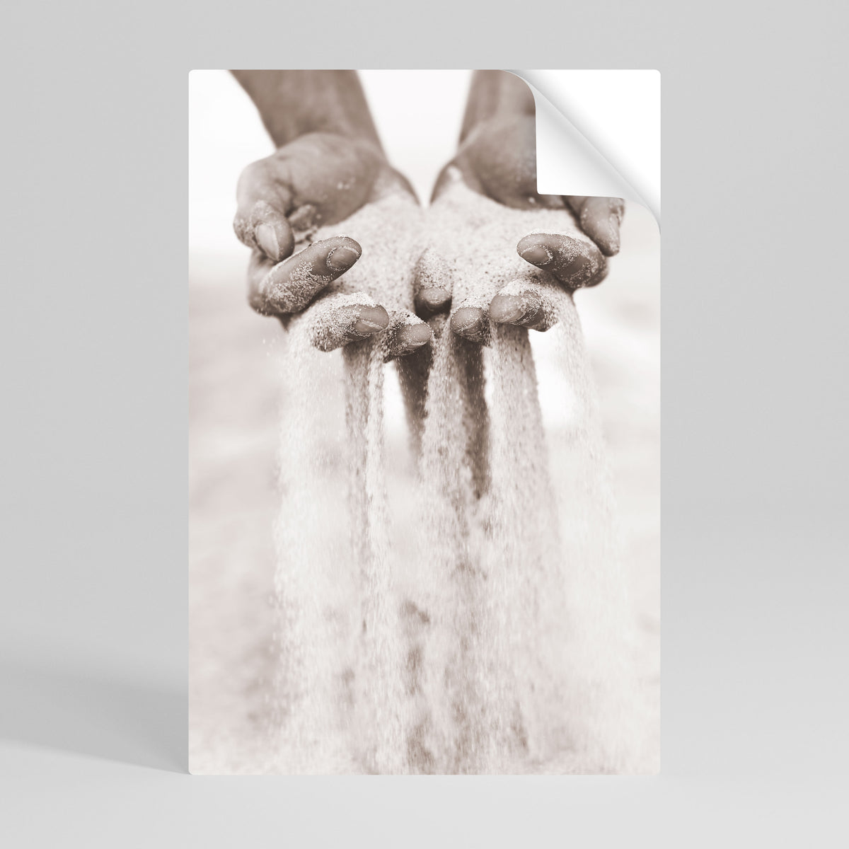HANDS OF FATE Póster Autocolante Vertical