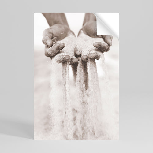 HANDS OF FATE Póster Autocolante Vertical