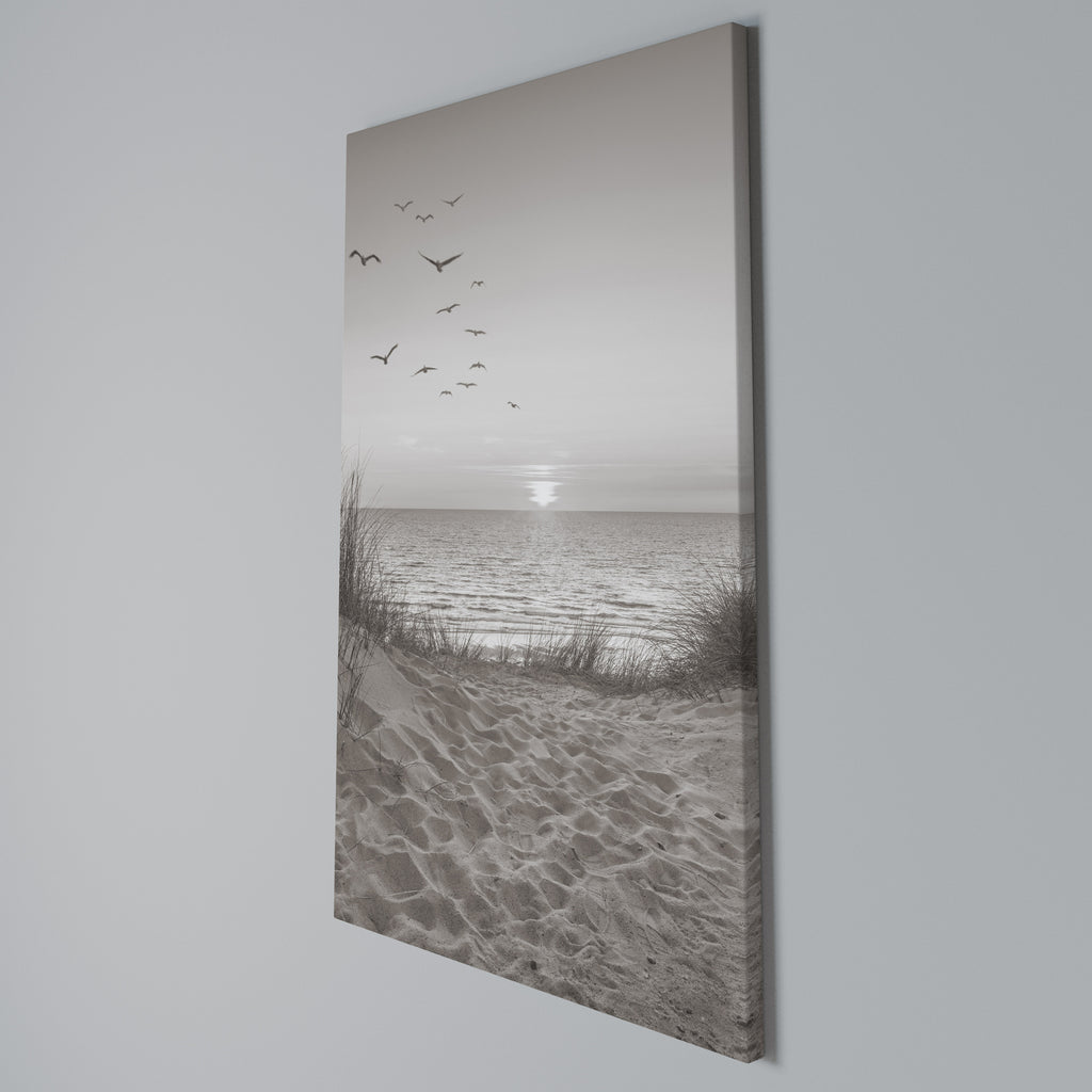 TIMELESS SEASCAPE Quadro em tela vertical
