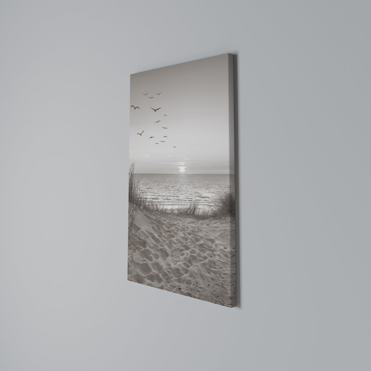 TIMELESS SEASCAPE Quadro em tela vertical