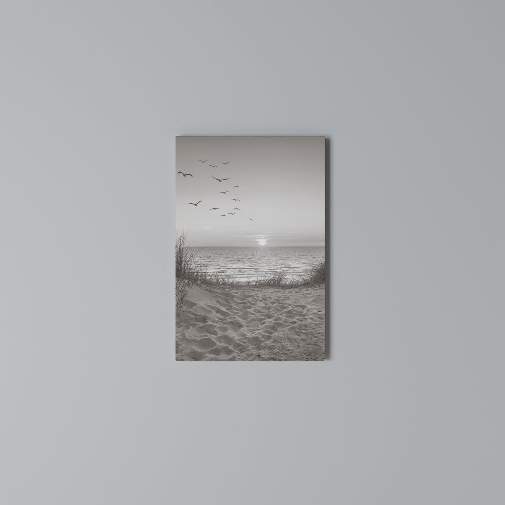 TIMELESS SEASCAPE Quadro em tela vertical
