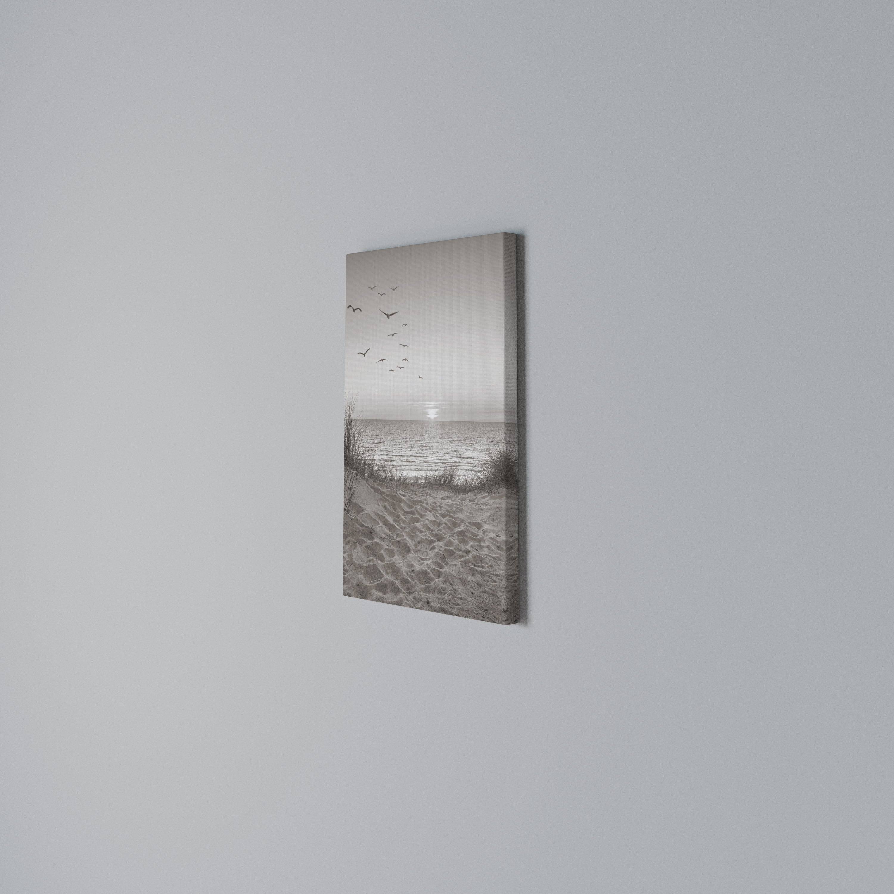 TIMELESS SEASCAPE Quadro em tela vertical