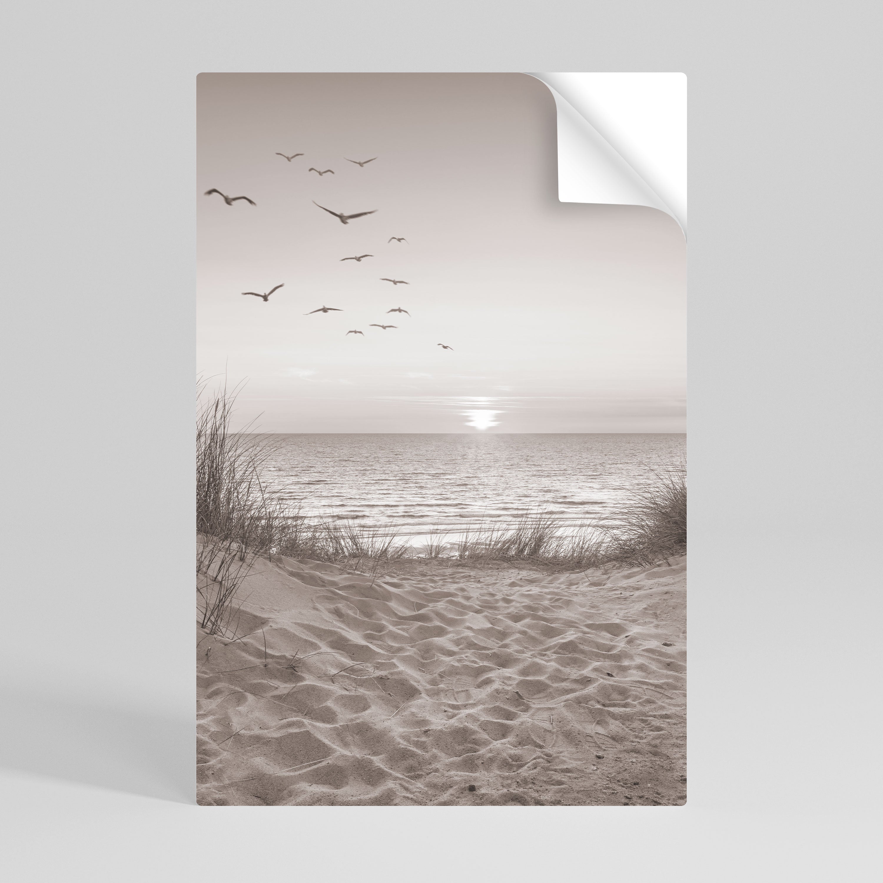 TIMELESS SEASCAPE Poster Vertical Autocolante