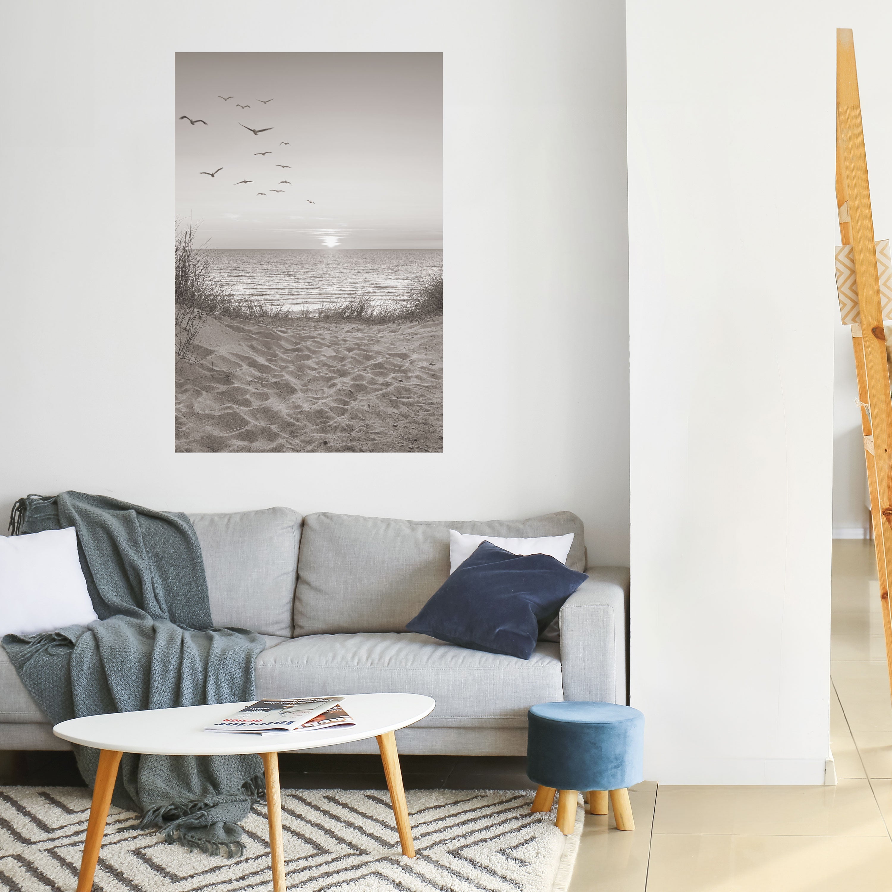 TIMELESS SEASCAPE Peel and Stick Vertical Poster