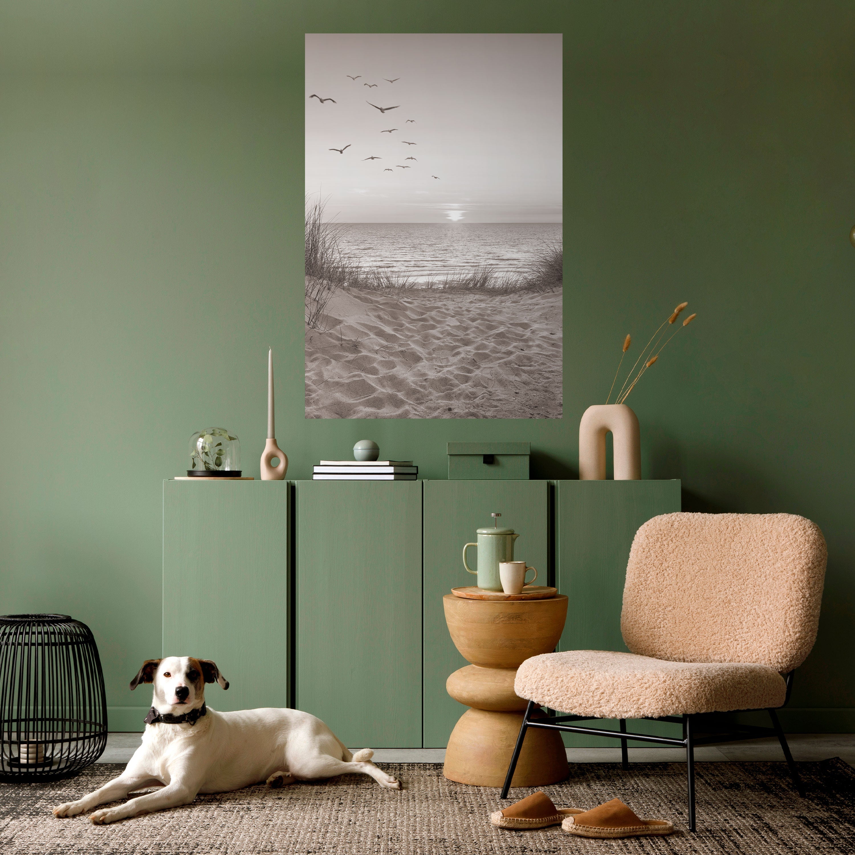 TIMELESS SEASCAPE Peel and Stick Vertical Poster