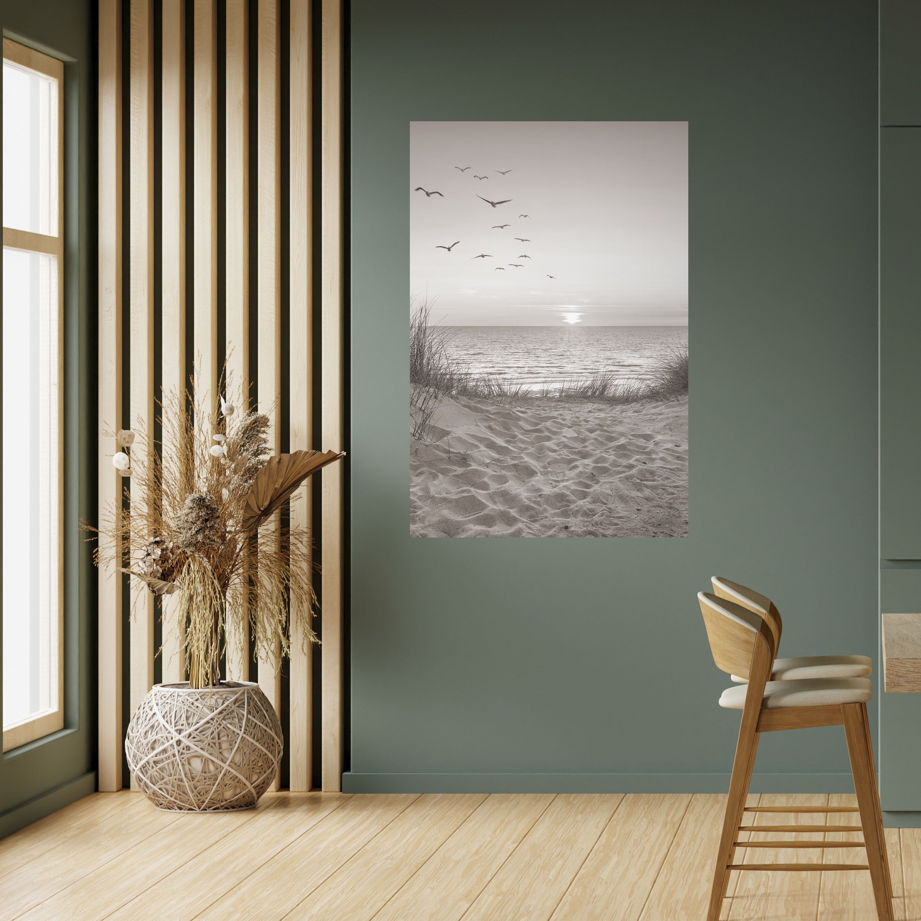 TIMELESS SEASCAPE Peel and Stick Vertical Poster