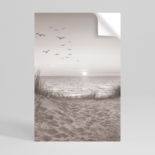 TIMELESS SEASCAPE Póster Autocolante Vertical
