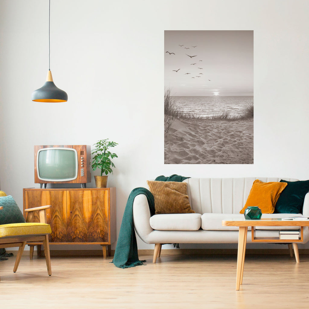 TIMELESS SEASCAPE Peel and Stick Vertical Poster