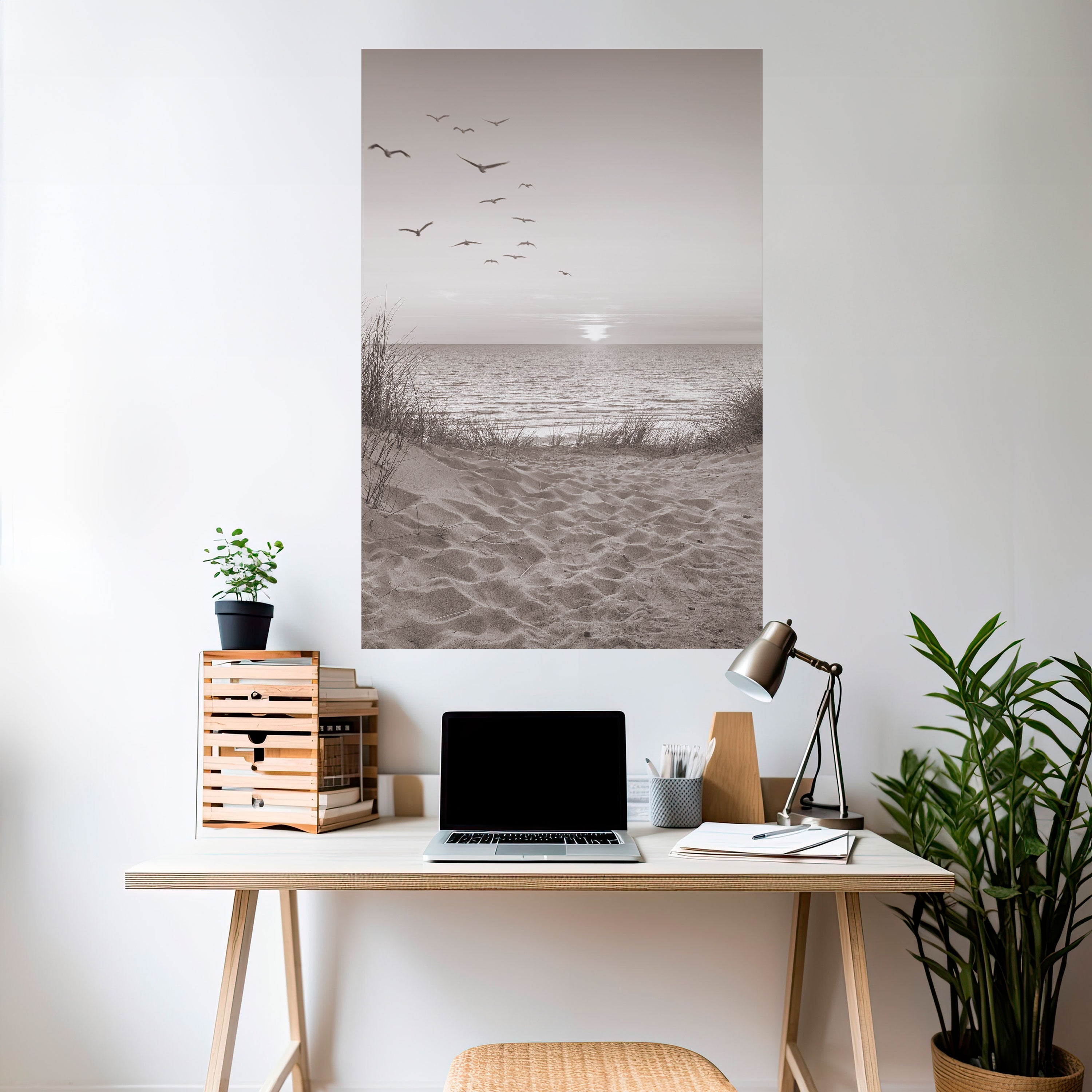 TIMELESS SEASCAPE Peel and Stick Vertical Poster