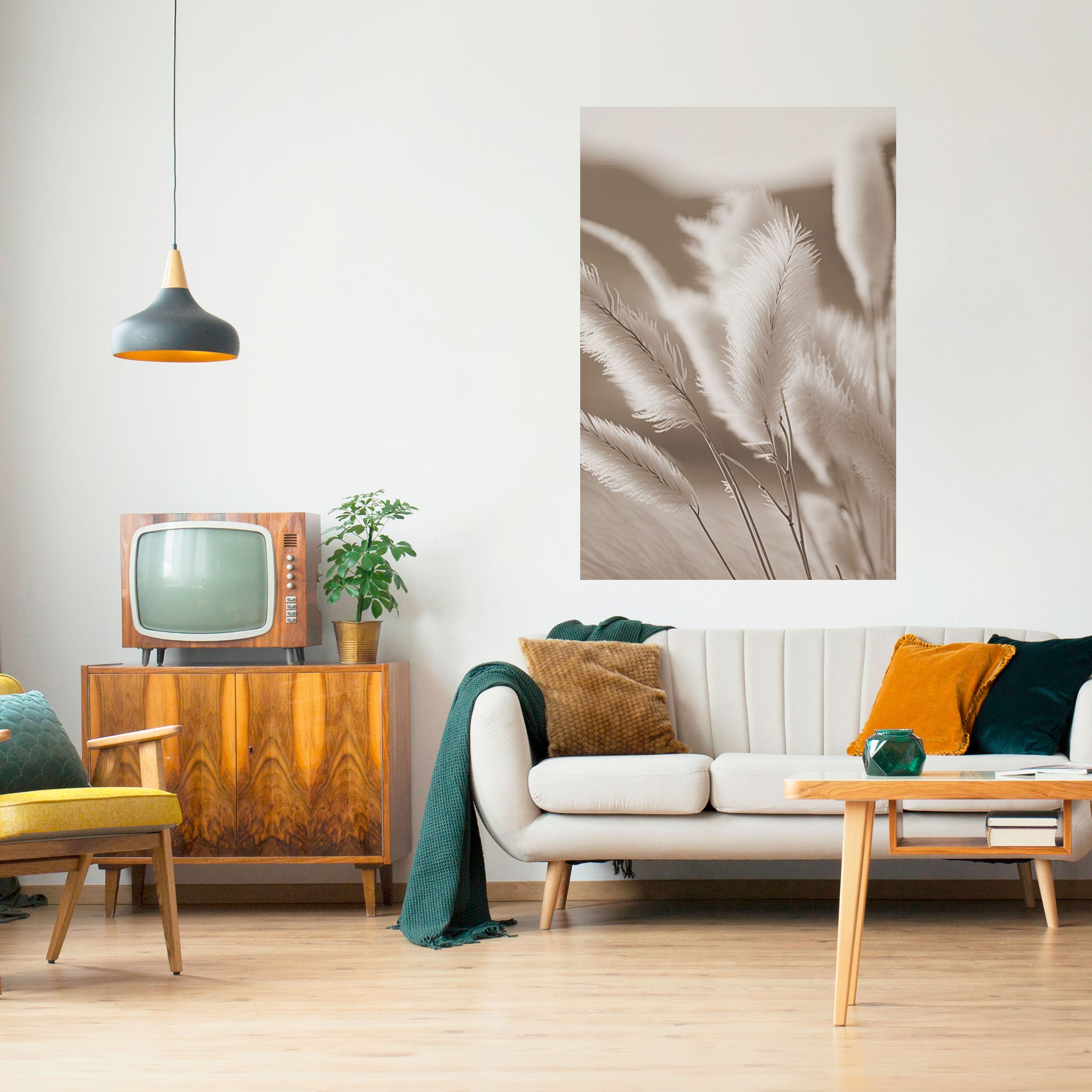 GENTLE WIND'S EMBRACE Peel and Stick Vertical Poster