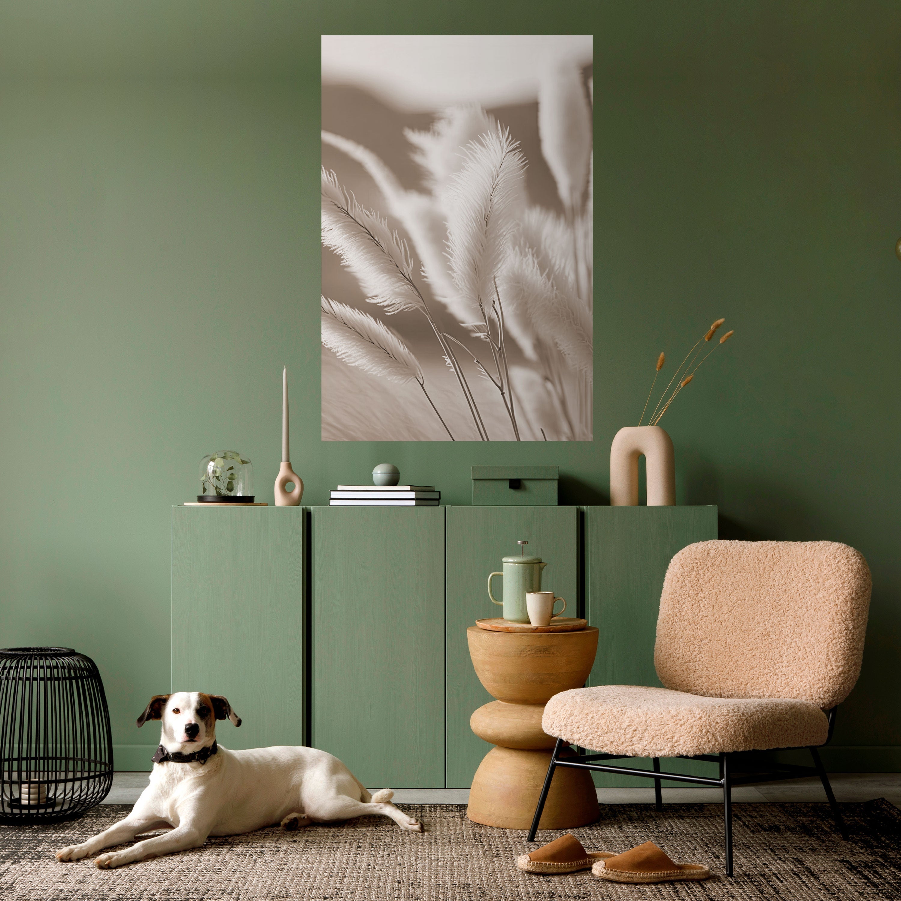 GENTLE WIND'S EMBRACE Peel and Stick Vertical Poster