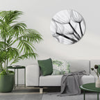 SILKEN FLIGHT Quadro Redondo Decorativo
