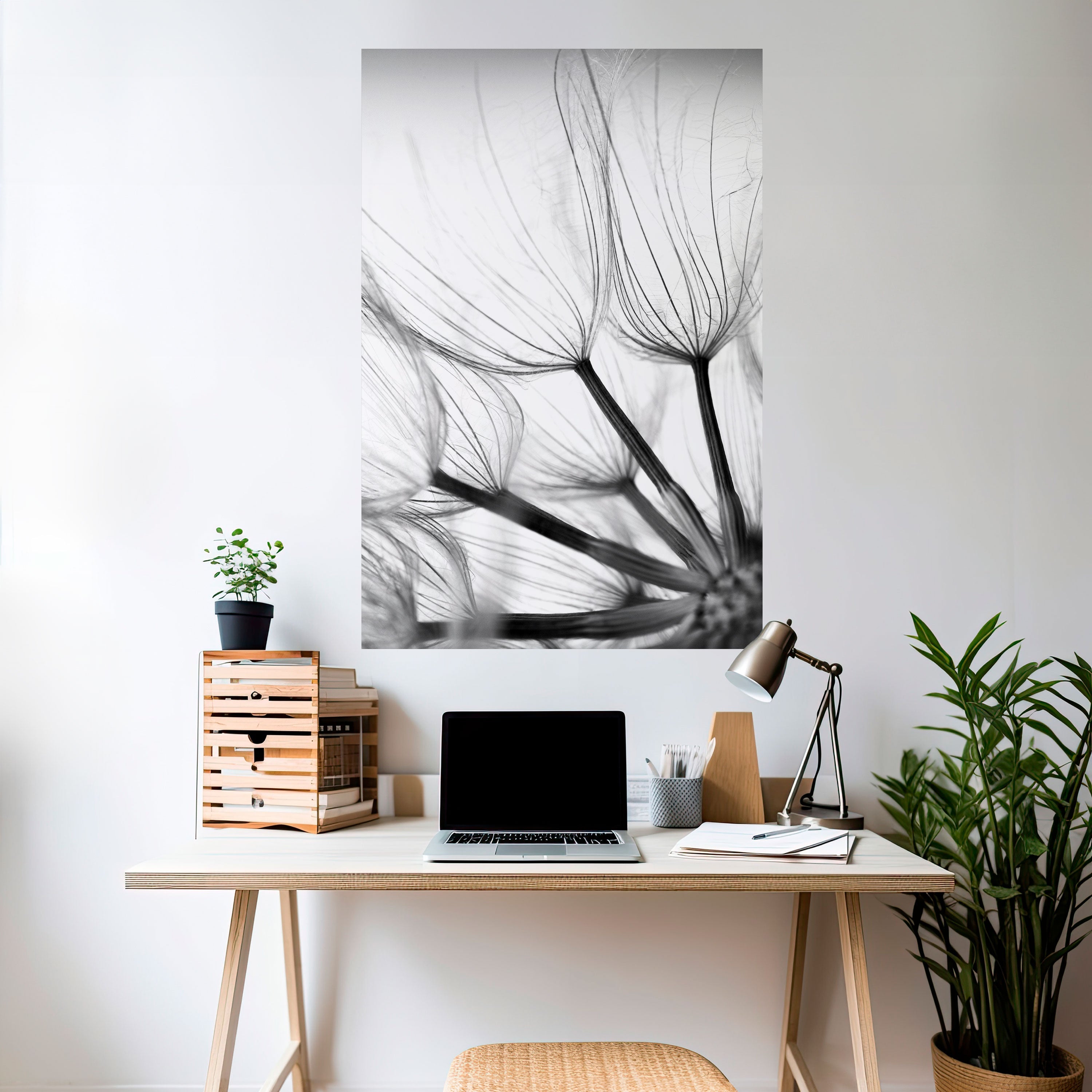 SILKEN FLIGHT Peel and Stick Vertical Poster