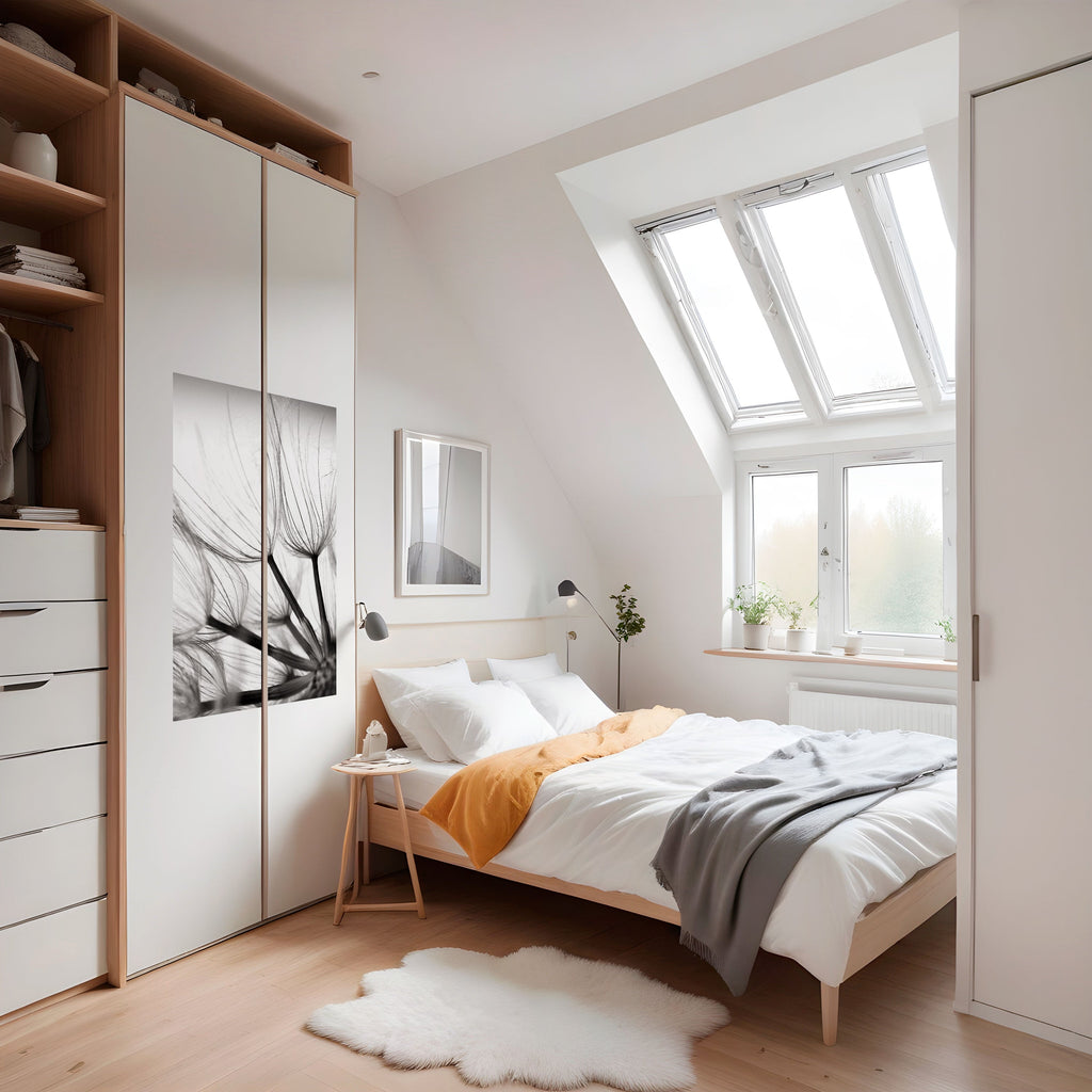 SILKEN FLIGHT Peel and Stick Vertical Poster