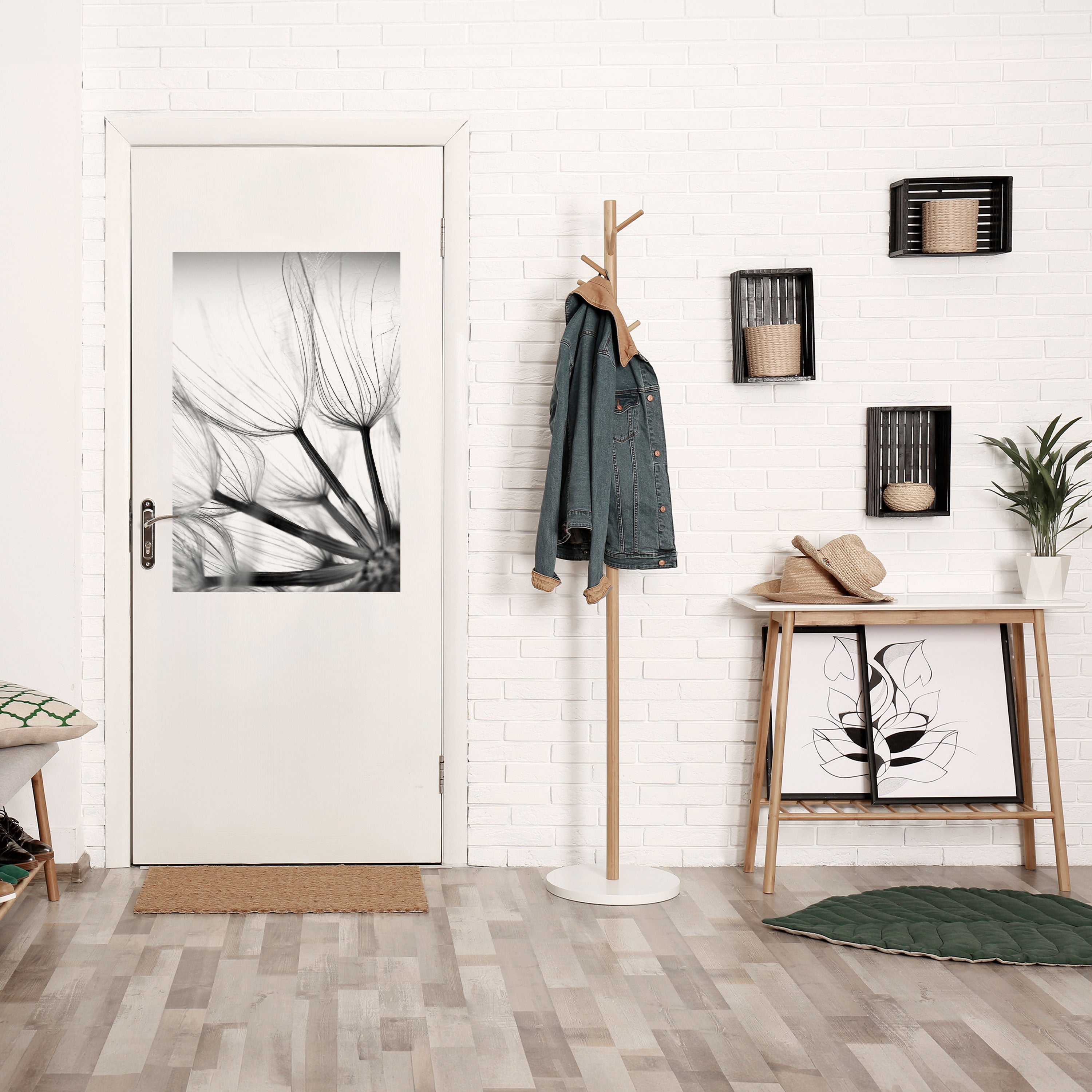 SILKEN FLIGHT Peel and Stick Vertical Poster