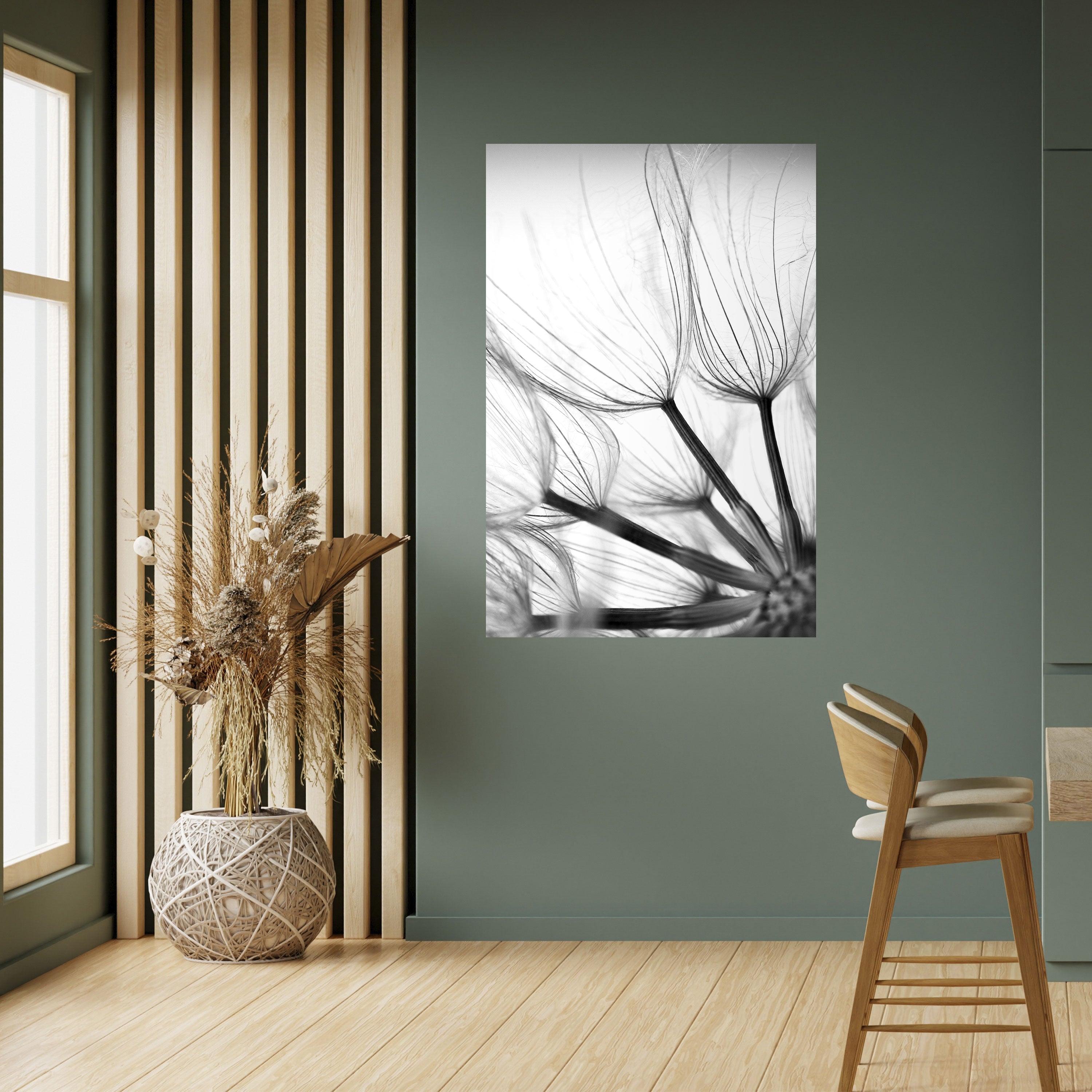 SILKEN FLIGHT Peel and Stick Vertical Poster