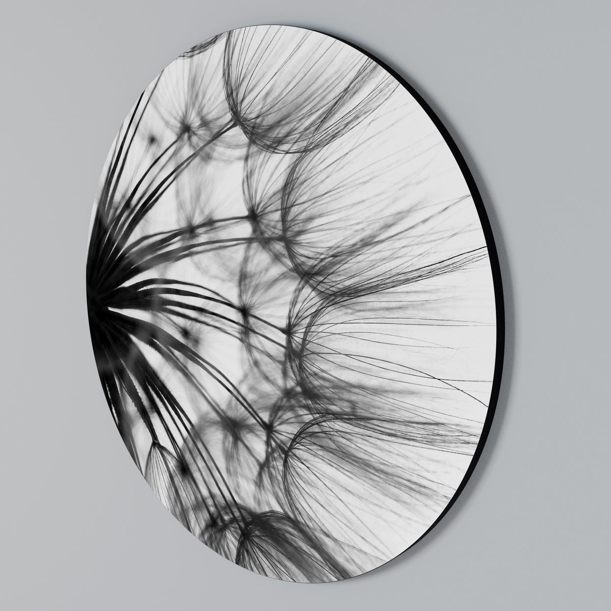 WHISPERING WILDFLOWER Arte de Parede Redonda