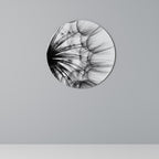 WHISPERING WILDFLOWER Round Wall Art