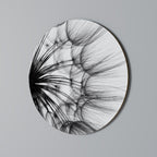 WHISPERING WILDFLOWER Round Wall Art