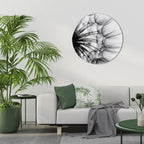 WHISPERING WILDFLOWER Round Wall Art